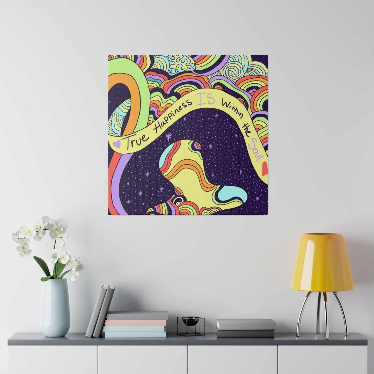 "Soul Happiness" Canvas Print