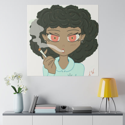 "High Babe" Canvas Print