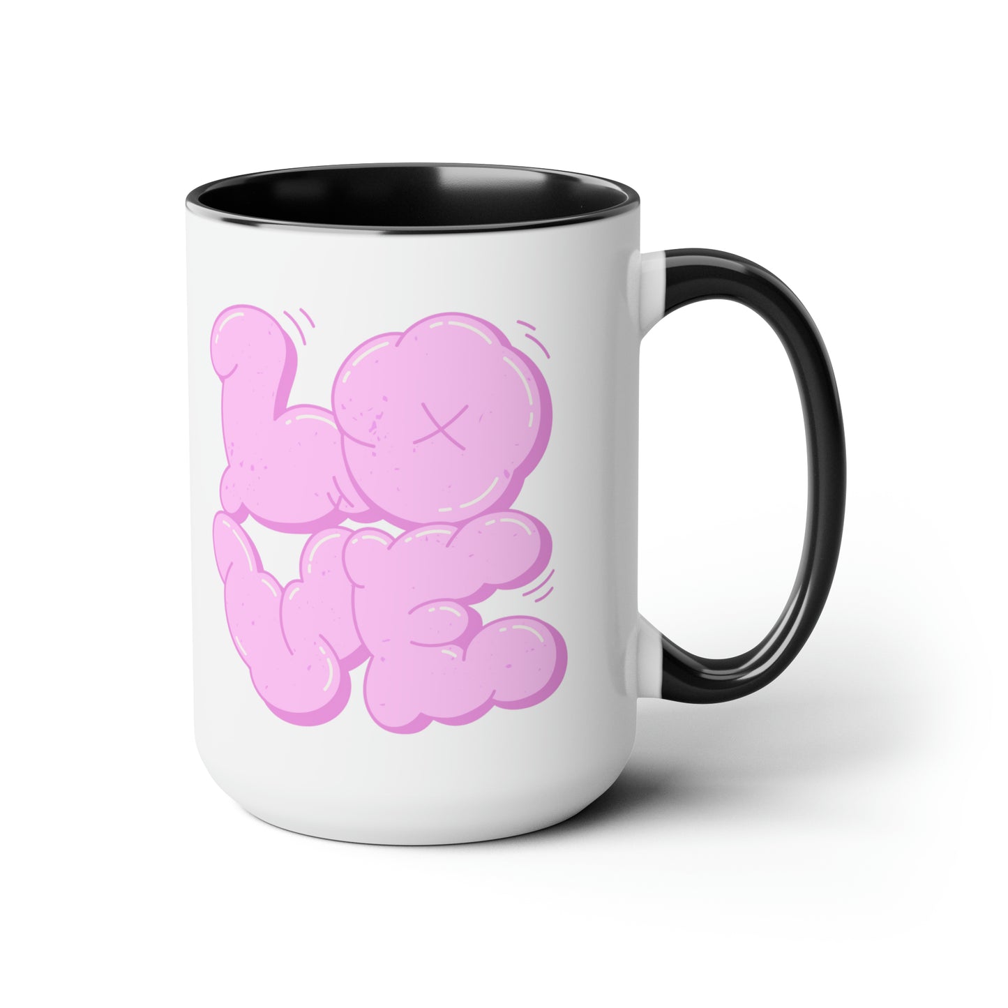 "Love" Two-Tone Coffee Mug