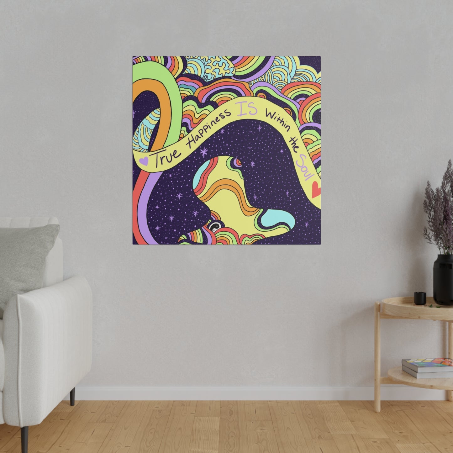 "Soul Happiness" Canvas Print