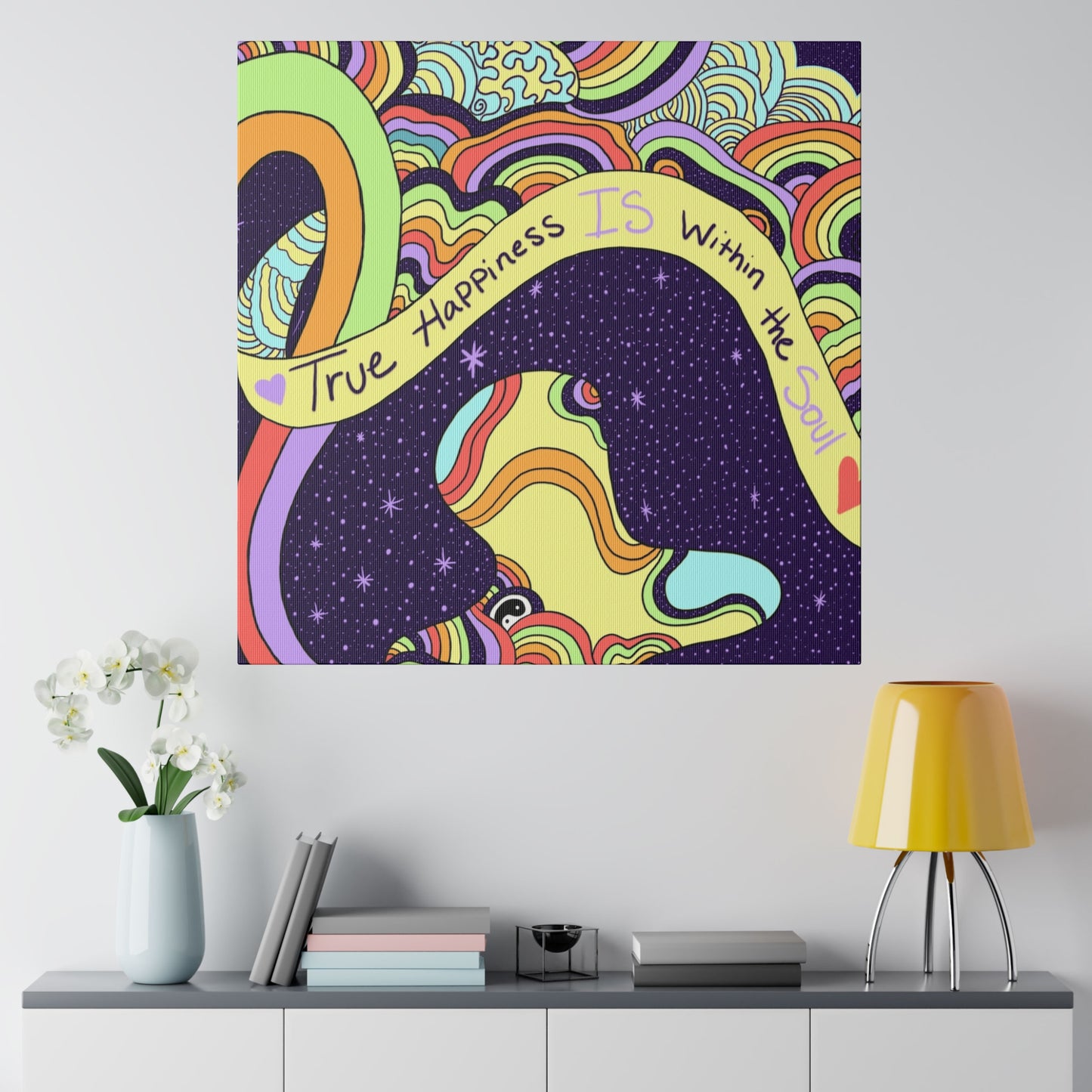 "Soul Happiness" Canvas Print