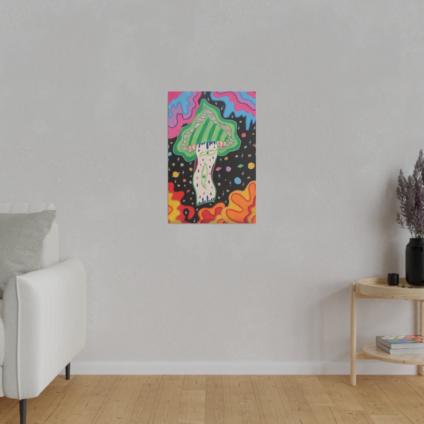 "All Seeing Mush" Canvas Print