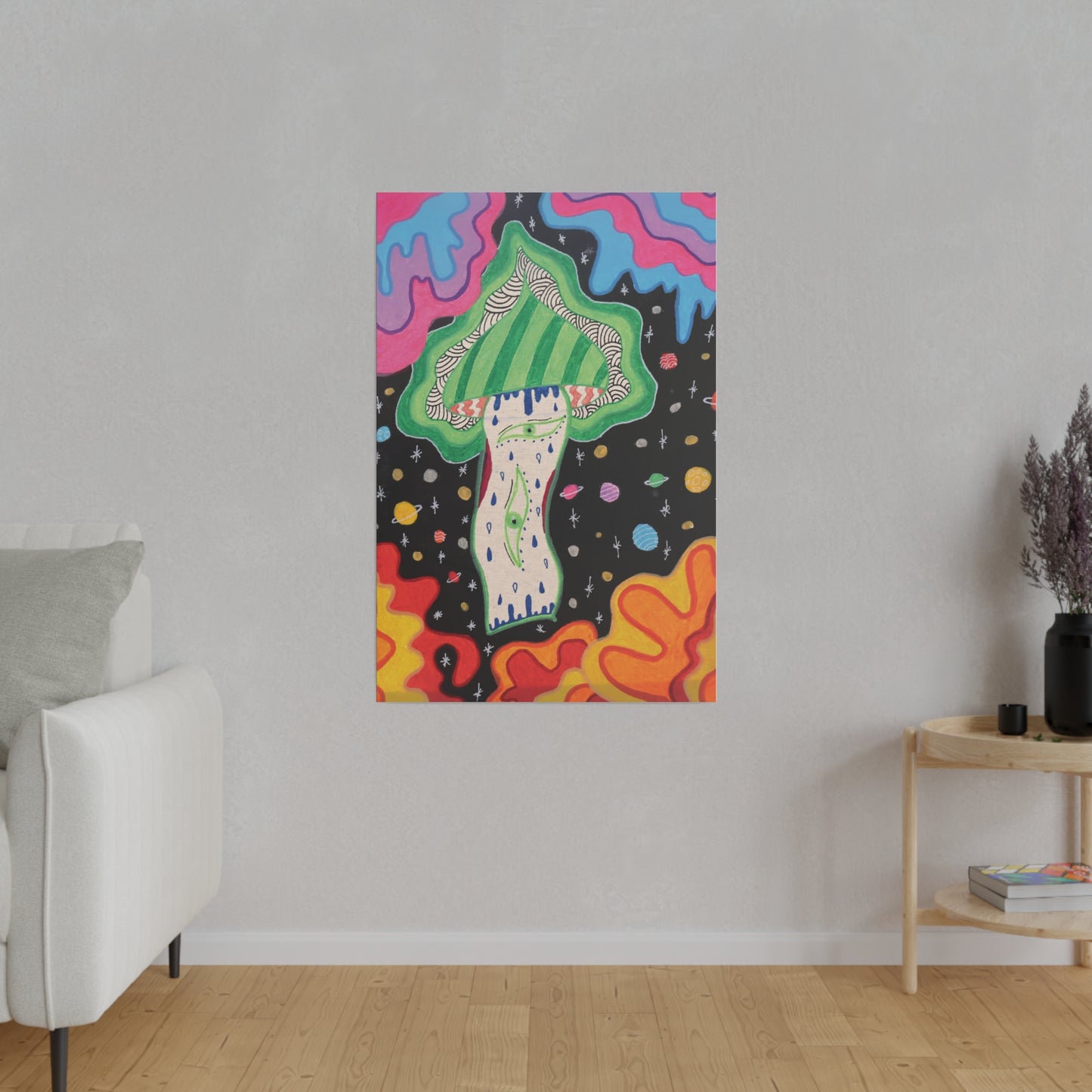 "All Seeing Mush" Canvas Print