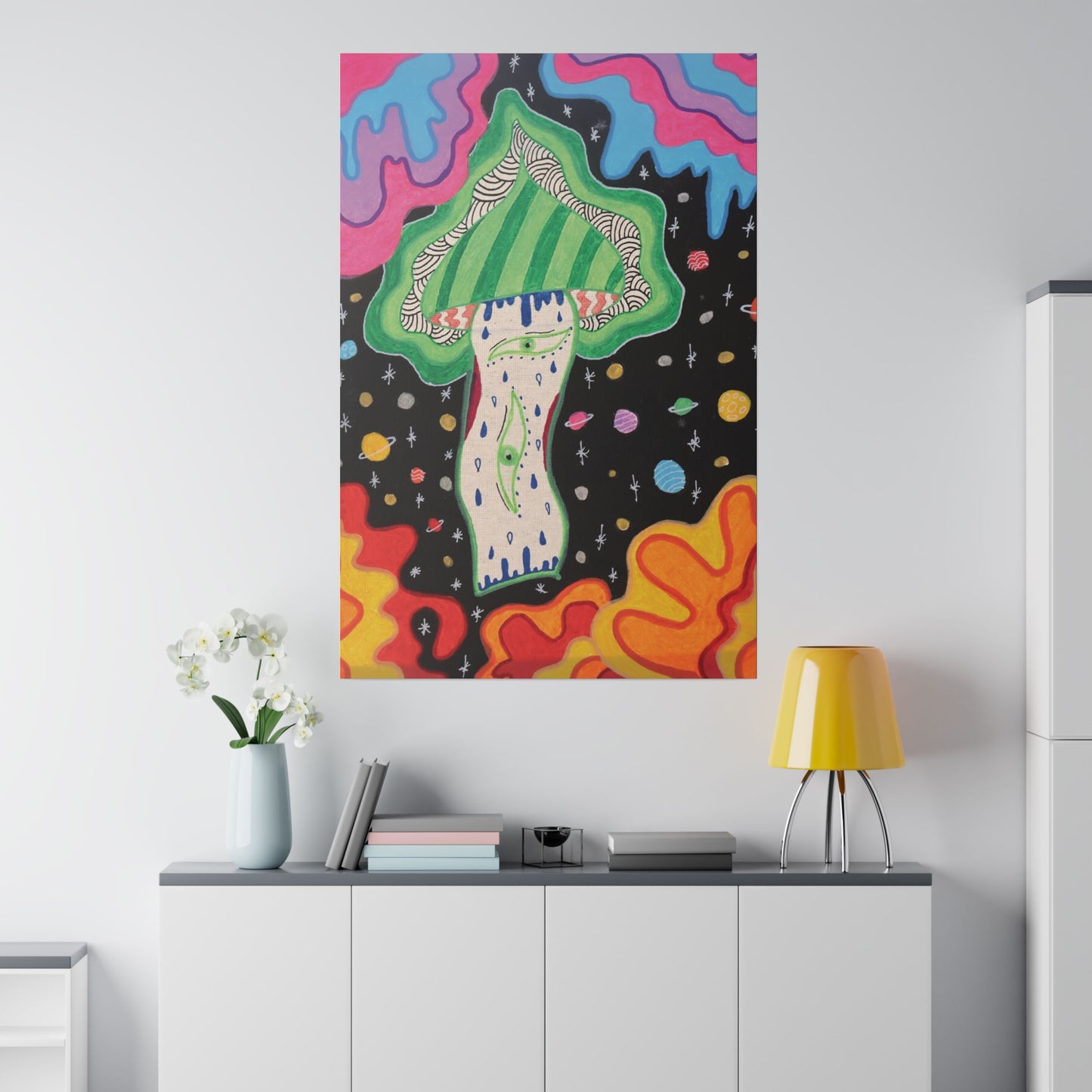 "All Seeing Mush" Canvas Print