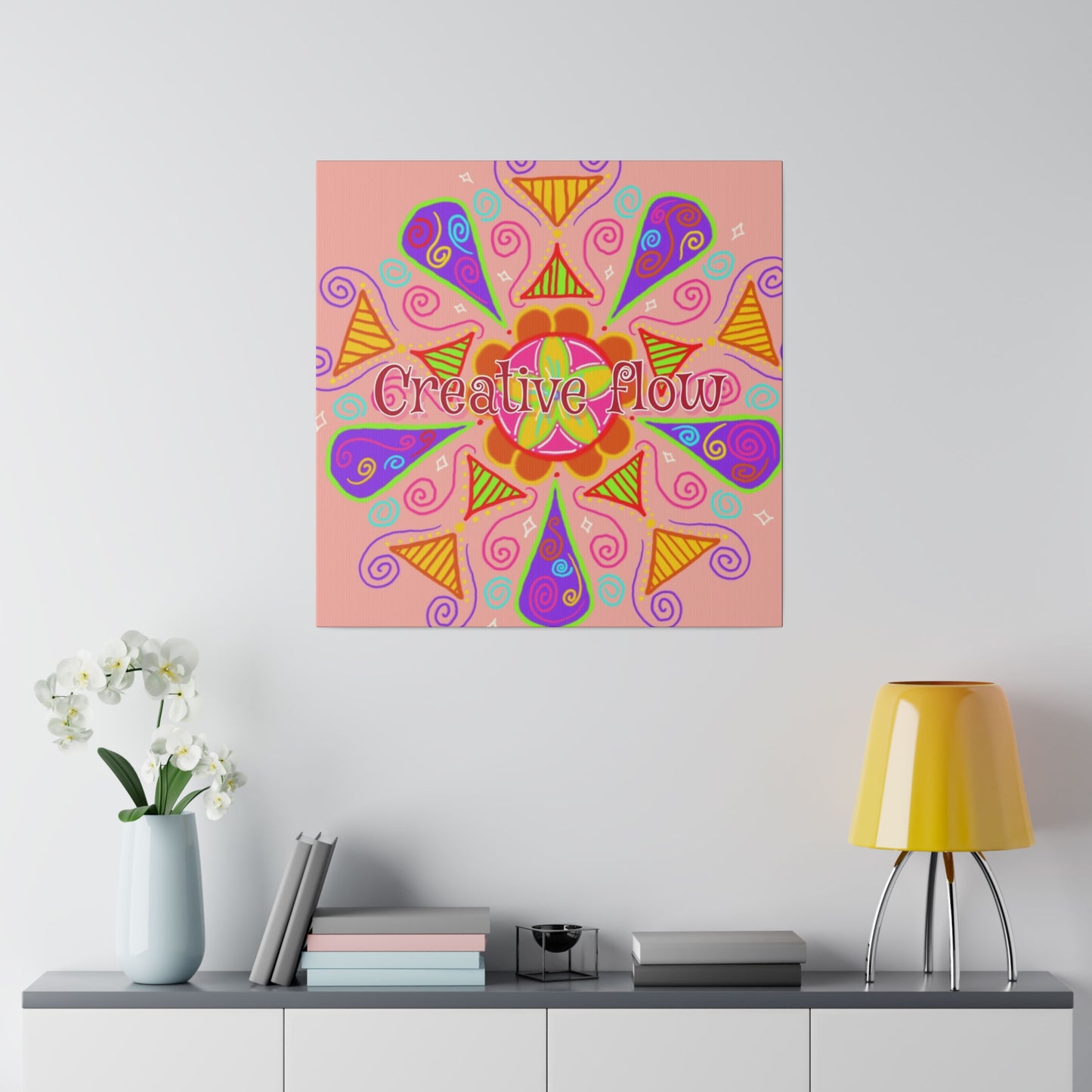 "Creative Flow" Canvas Print