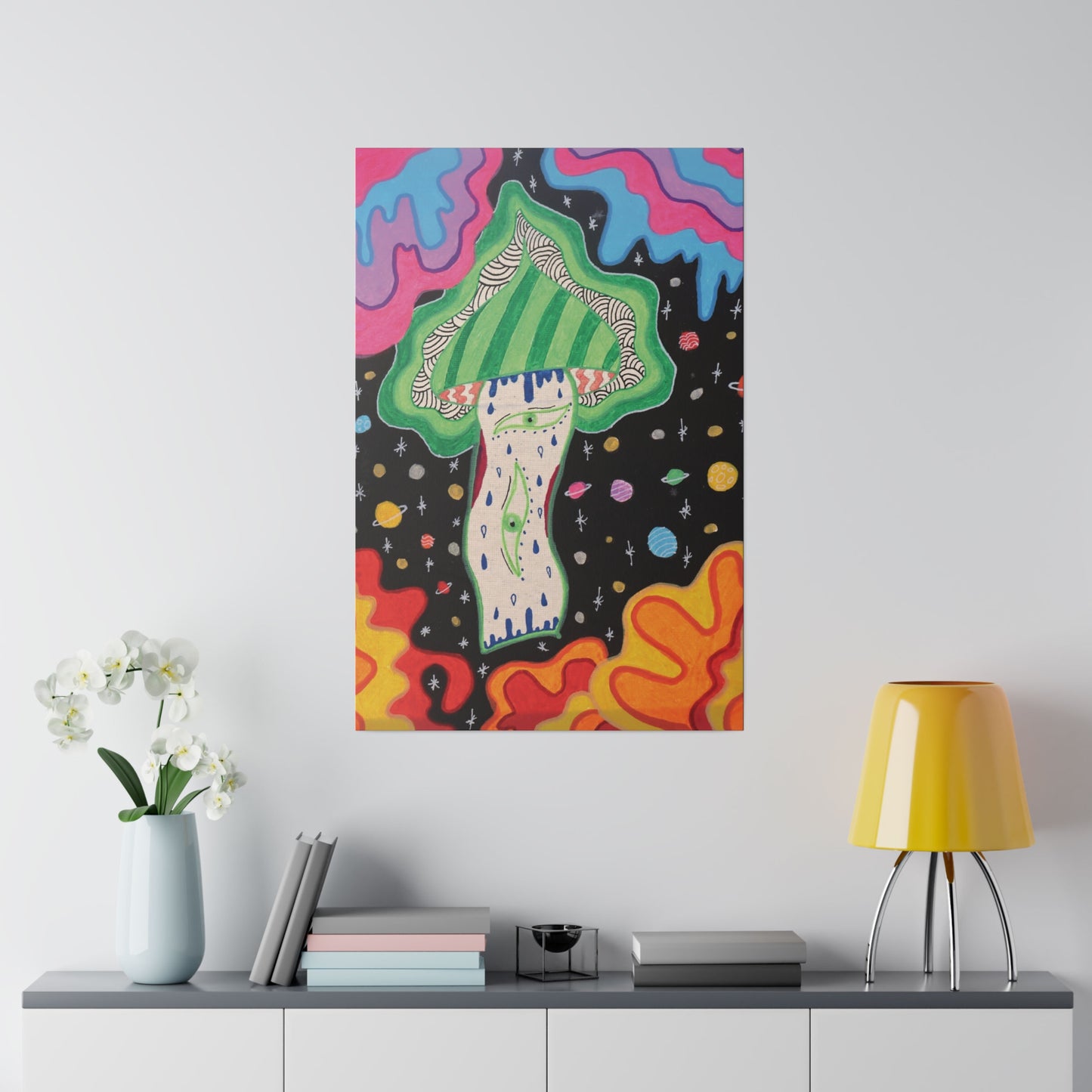 "All Seeing Mush" Canvas Print