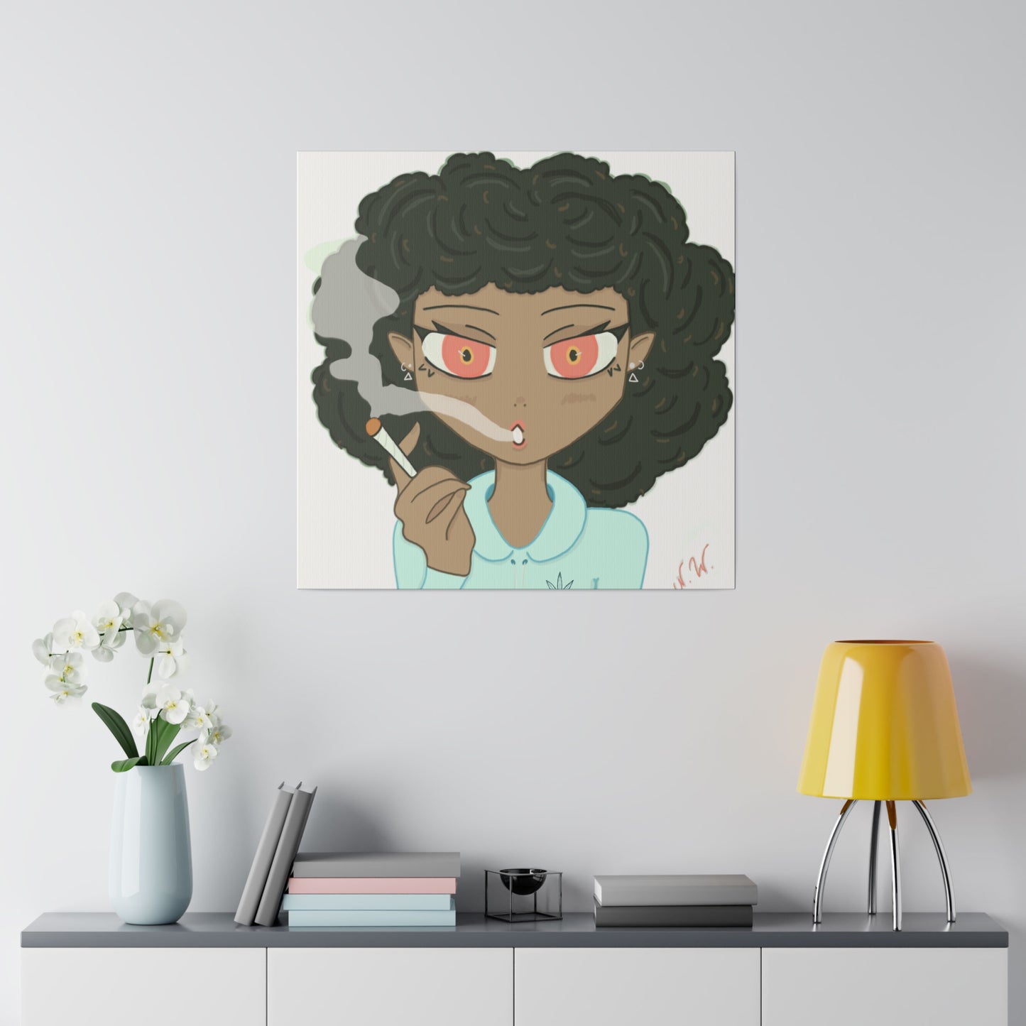 "High Babe" Canvas Print