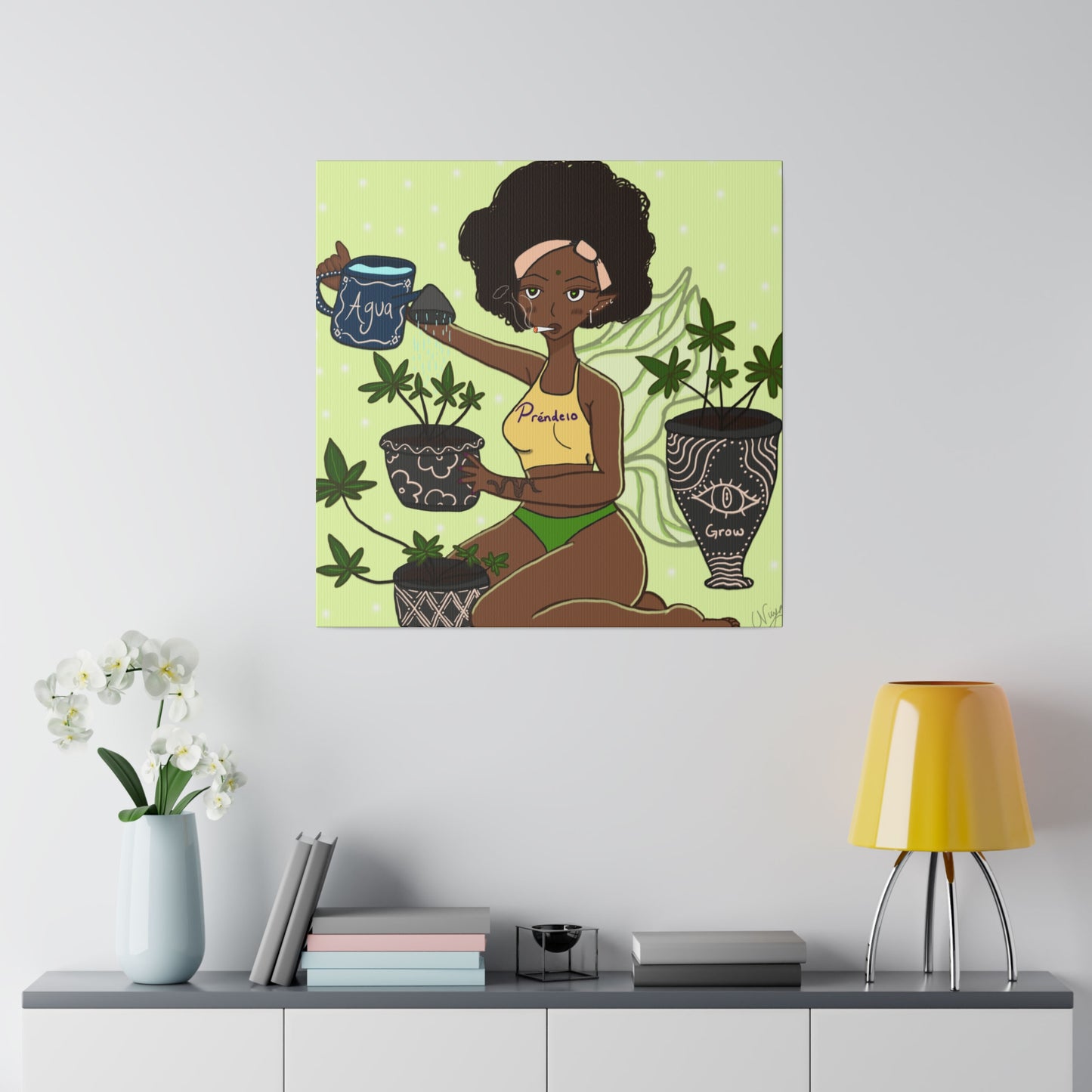 "Ganja Fairy" Canvas Print