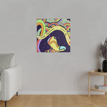 "Soul Happiness" Canvas Print