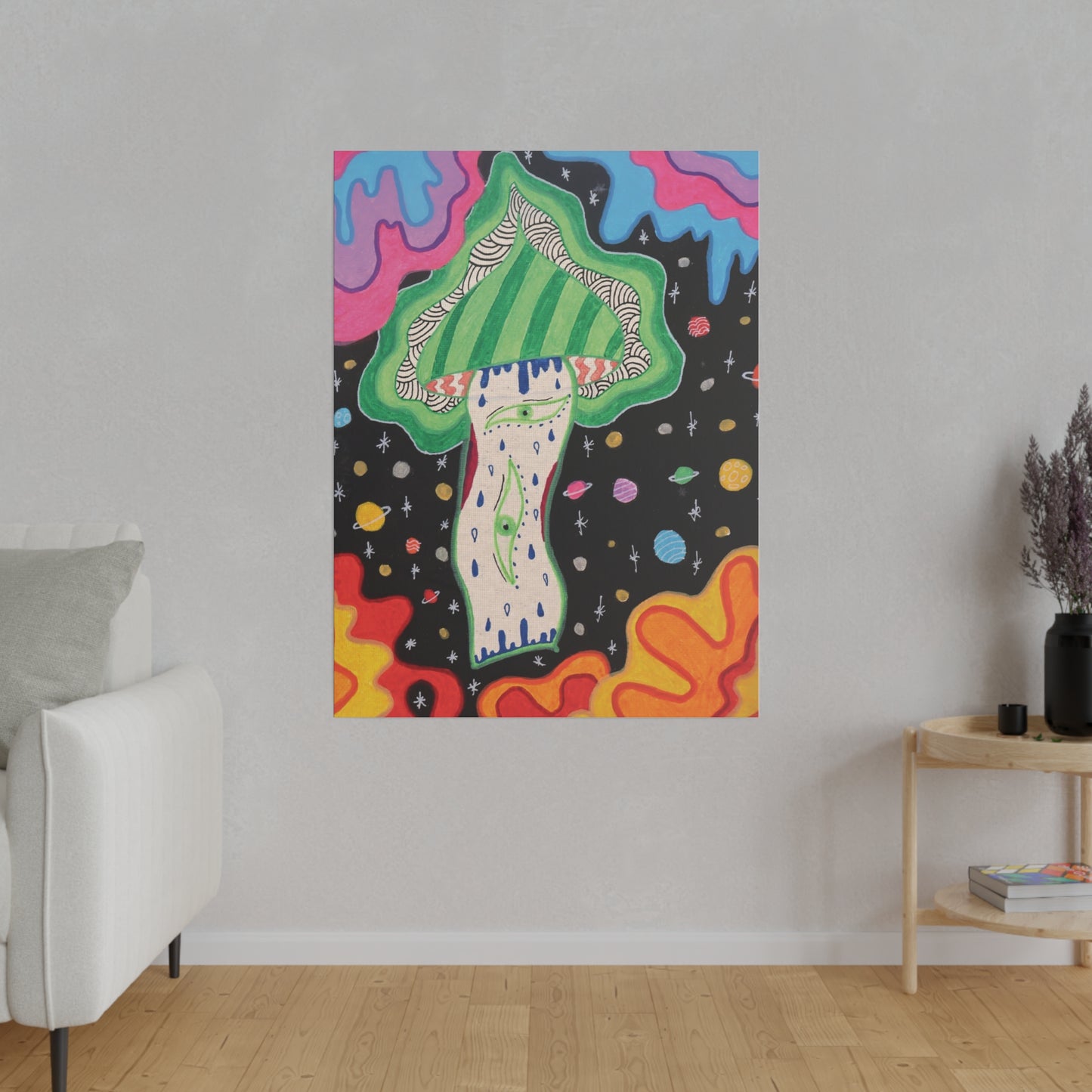 "All Seeing Mush" Canvas Print