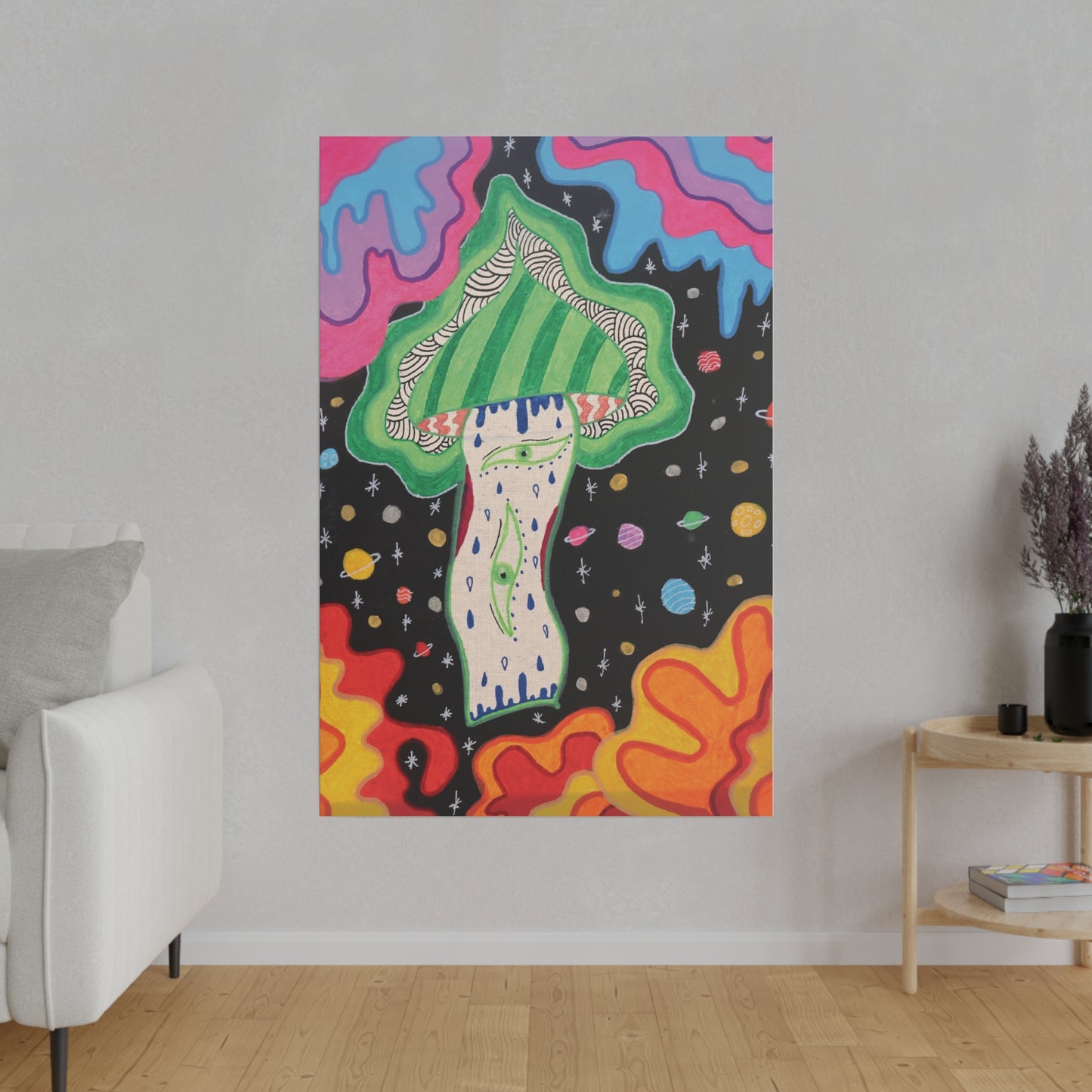 "All Seeing Mush" Canvas Print