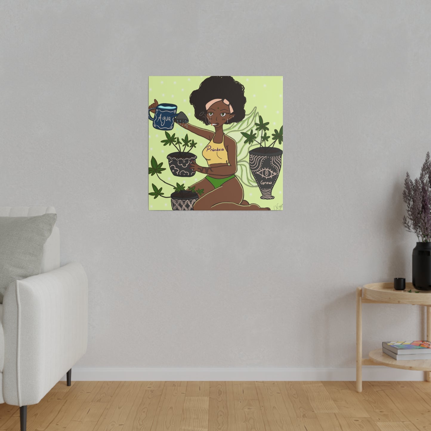 "Ganja Fairy" Canvas Print