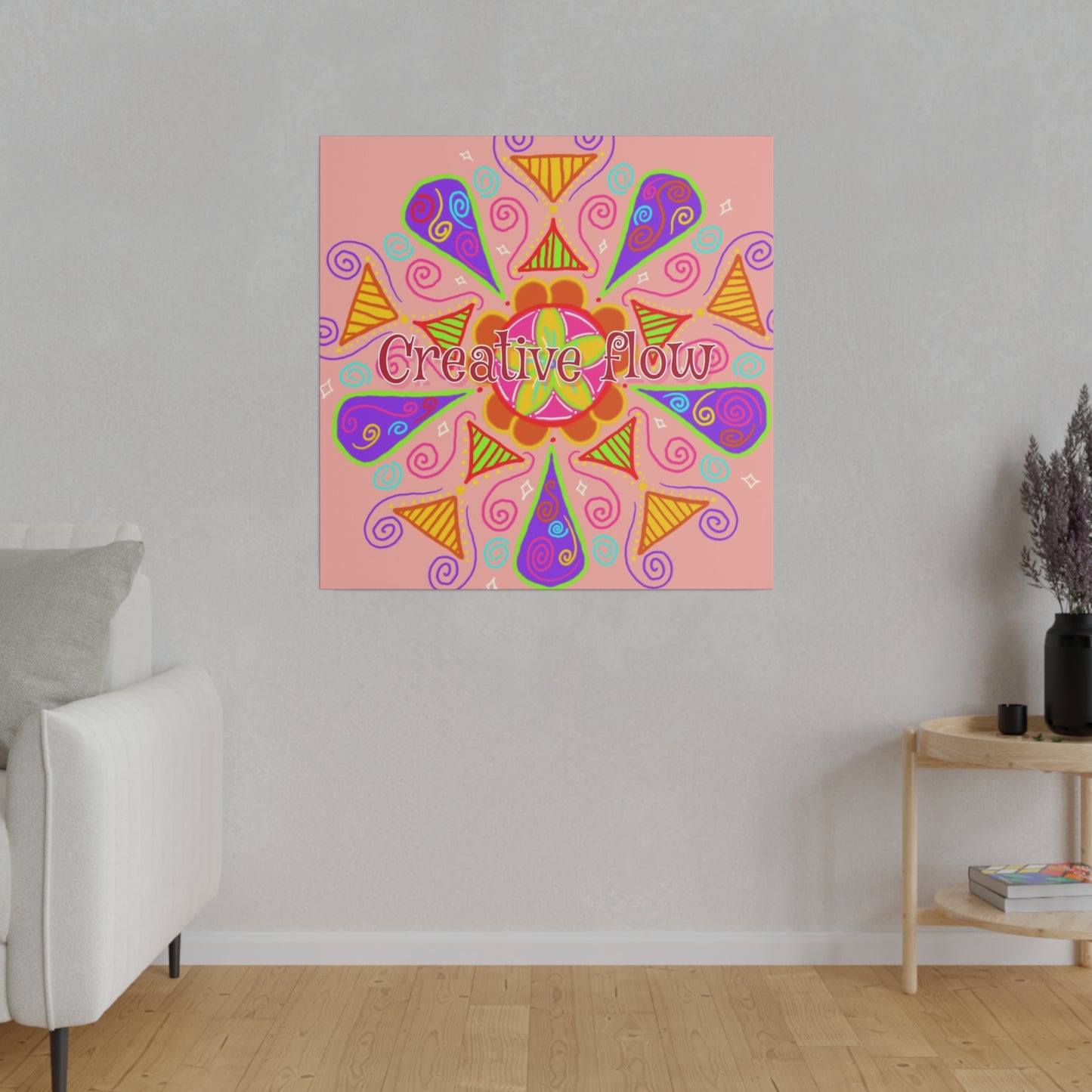 "Creative Flow" Canvas Print