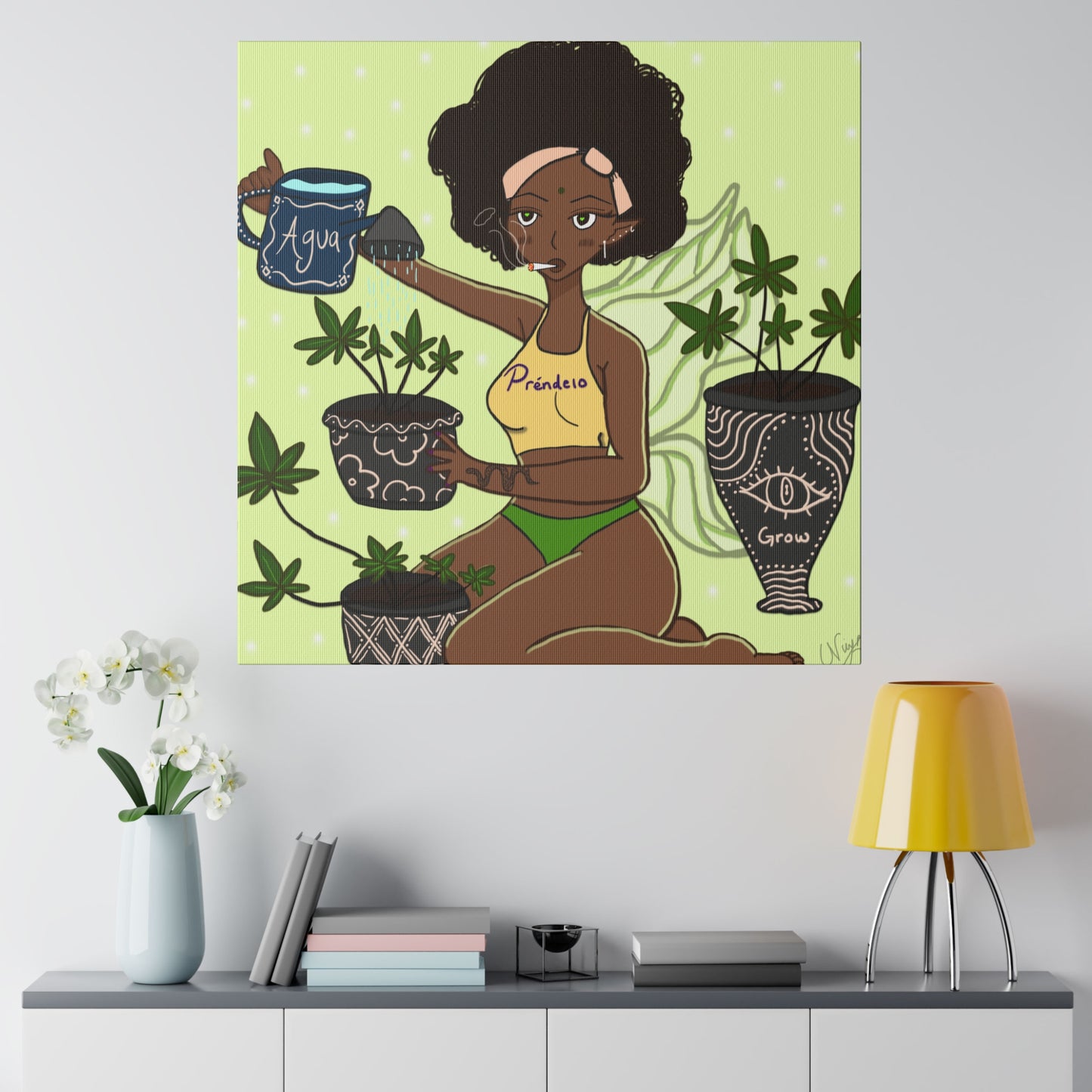 "Ganja Fairy" Canvas Print