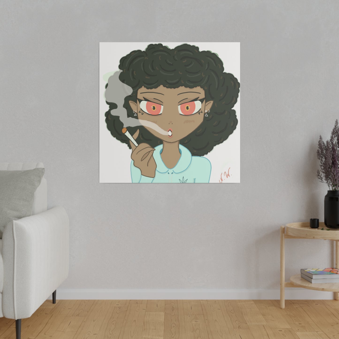 "High Babe" Canvas Print