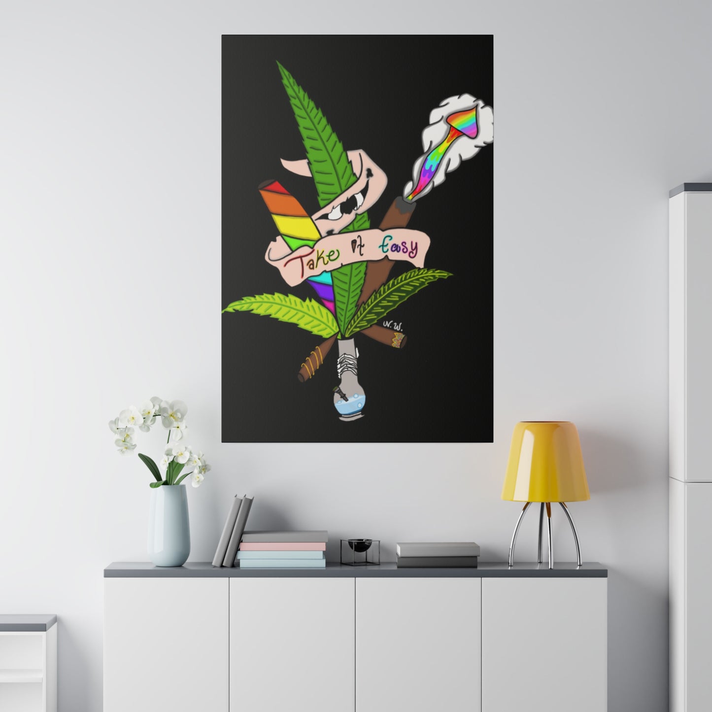 "Take It Easy" Canvas Print