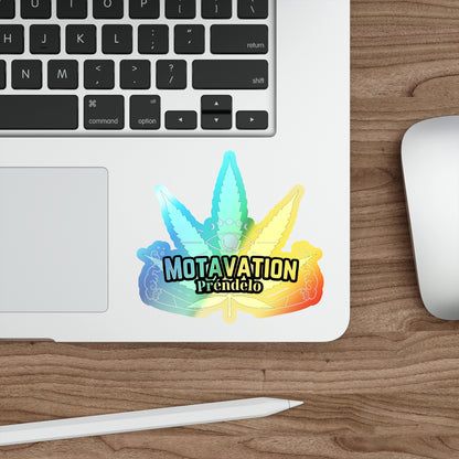 Holographic Motavation Die-cut Stickers