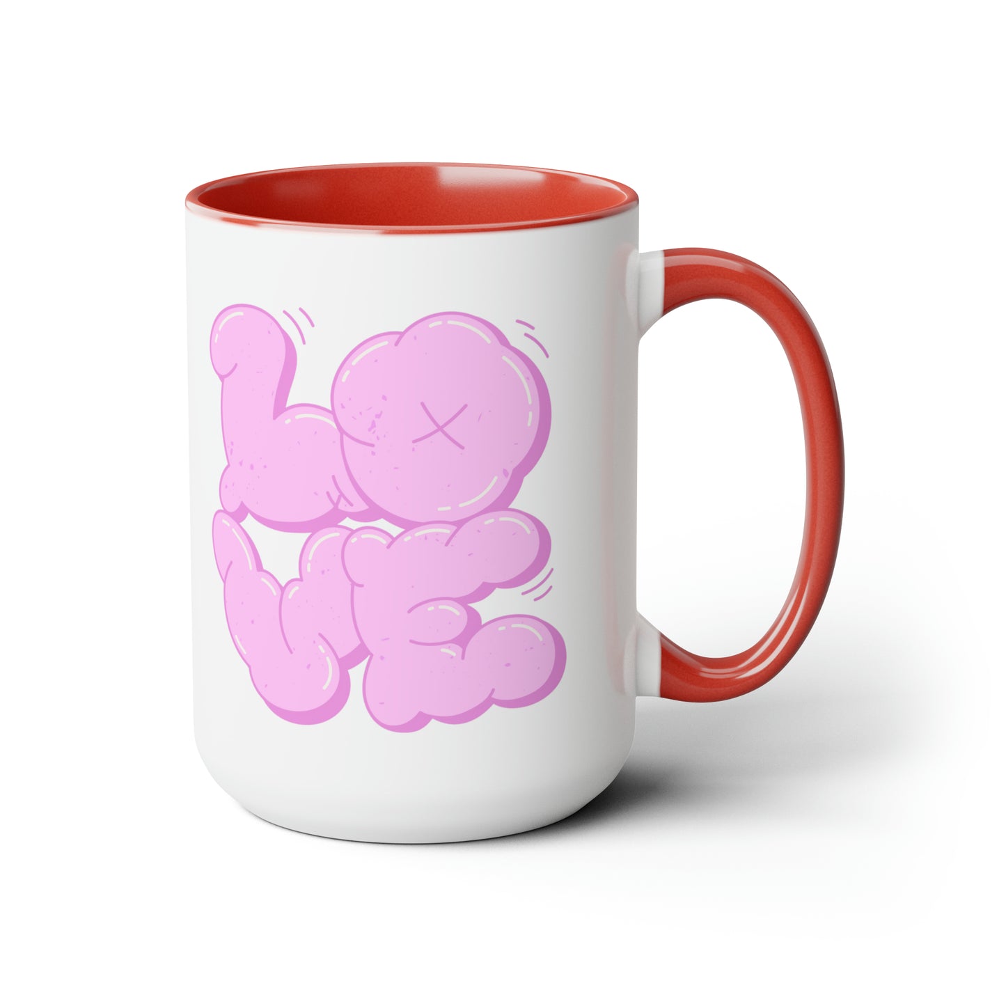 "Love" Two-Tone Coffee Mug