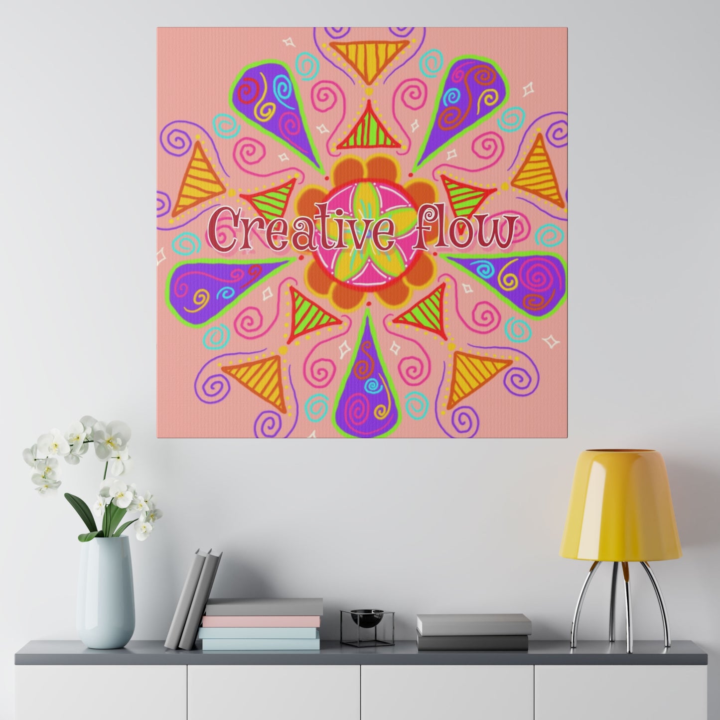 "Creative Flow" Canvas Print