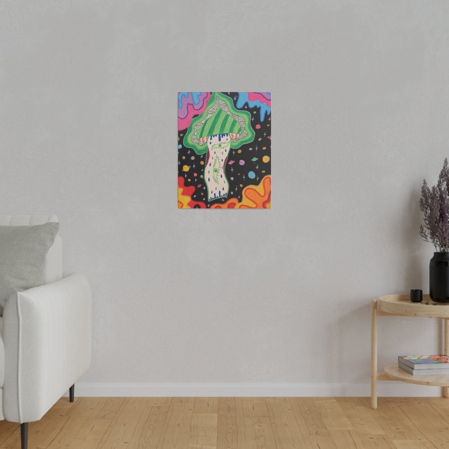 "All Seeing Mush" Canvas Print