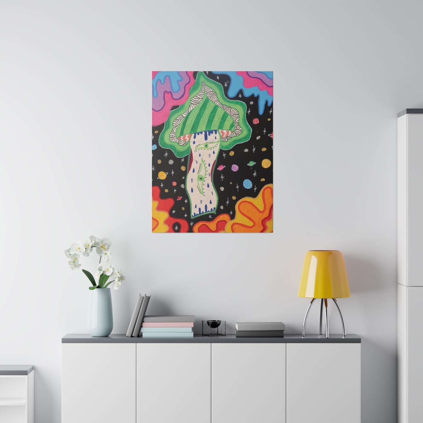 "All Seeing Mush" Canvas Print