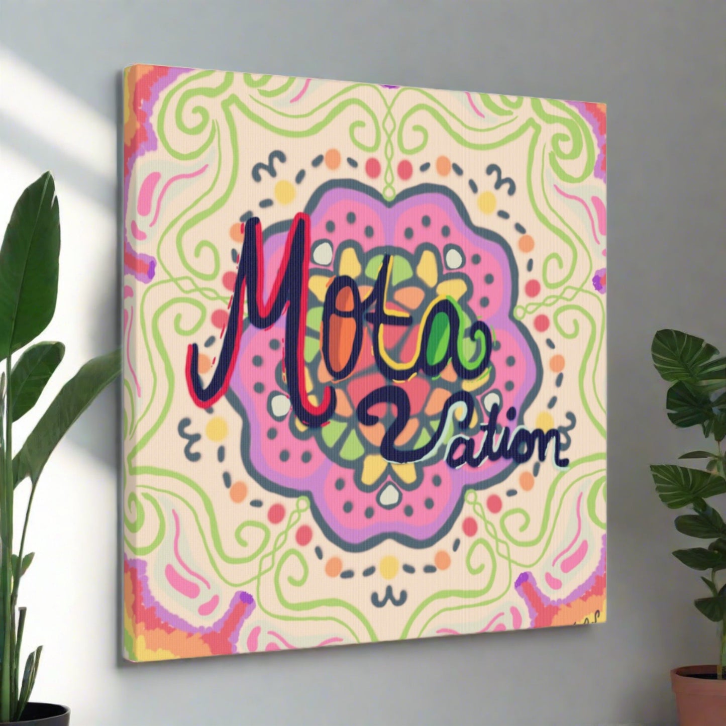 "Motavation" Canvas Print