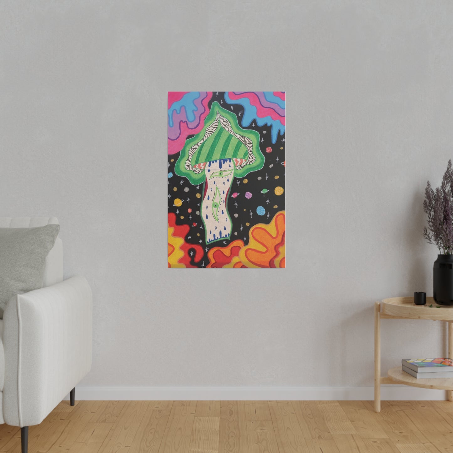 "All Seeing Mush" Canvas Print