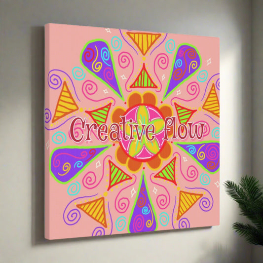 "Creative Flow" Canvas Print