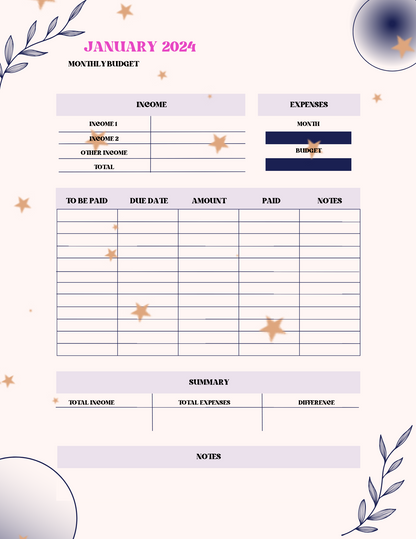 2024 Goal Planner (Printable)