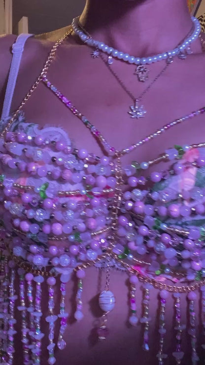Custom Beaded Bralette